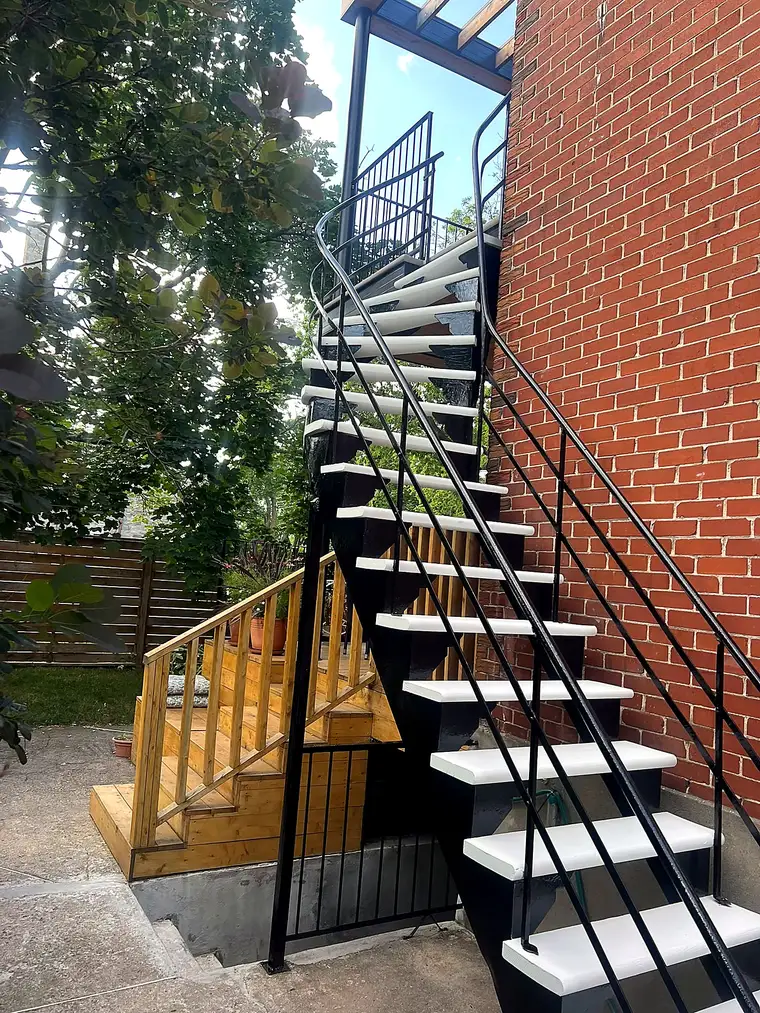 Escaliers en fer forgé
